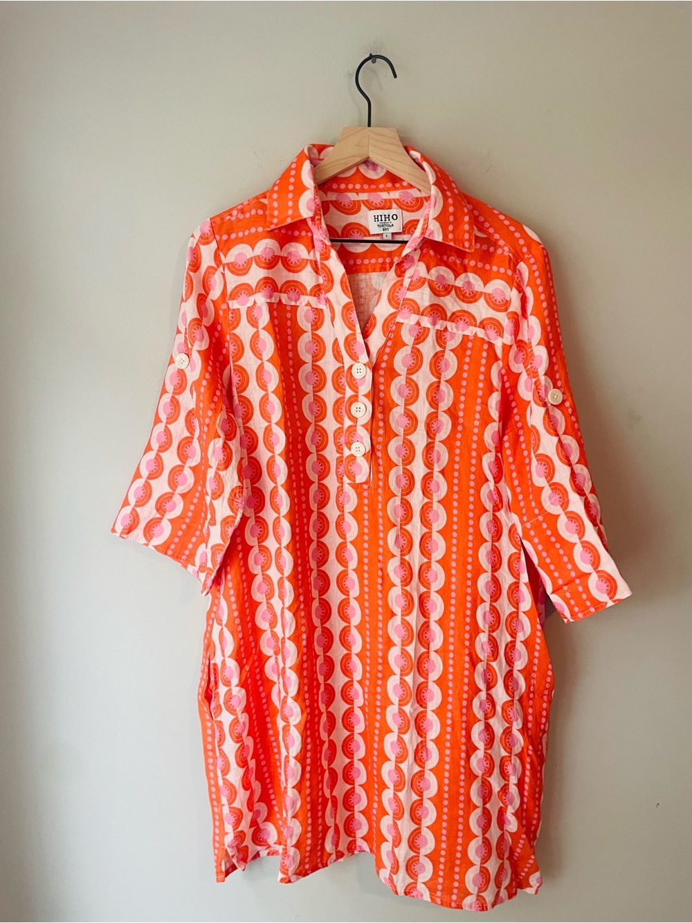 Hiho Linen Shirt Dress